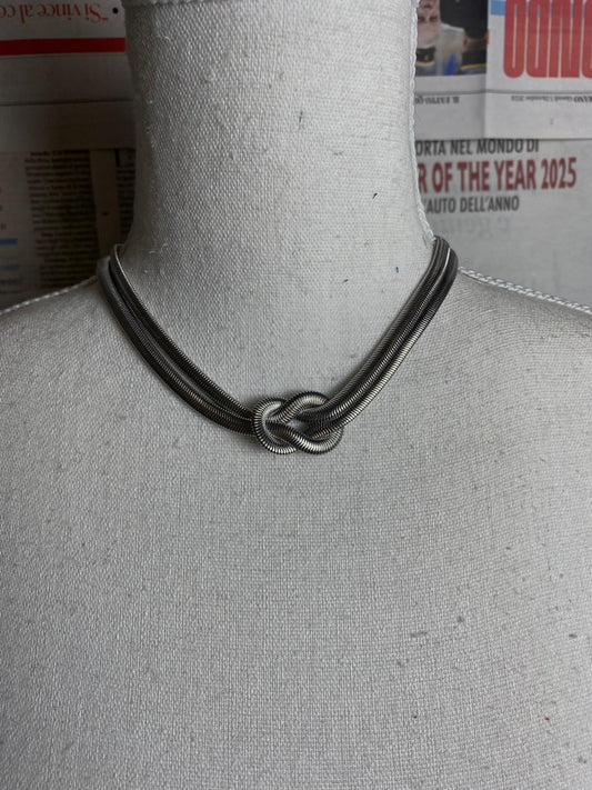 collana snake incrocio